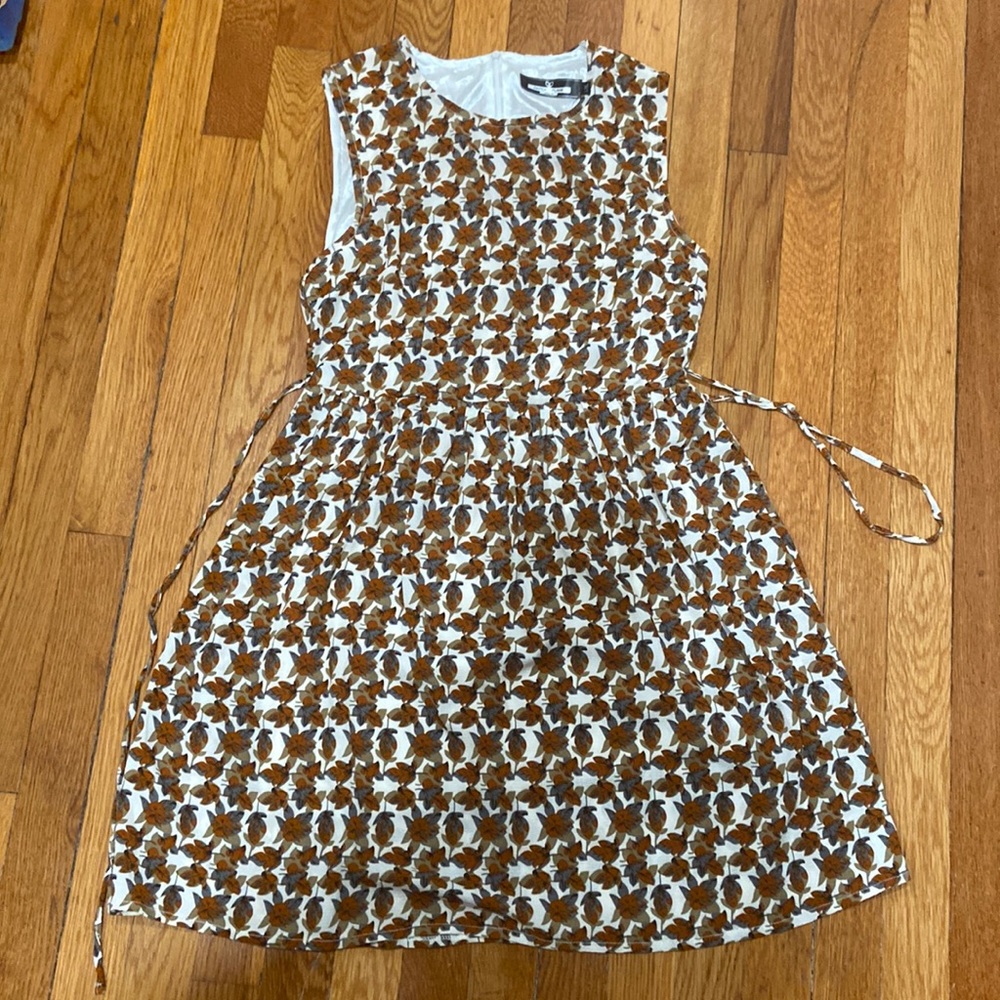 Lined festive mini dress, fall colors